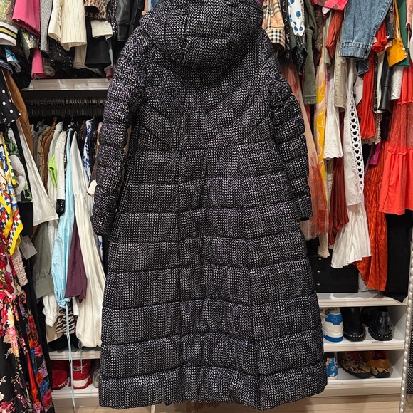 Mackage Black Wool Coat with Belt - Picture 14 of 17